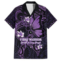 Personalised Fibromyalgia Awareness Month Family Matching Long Sleeve Bodycon Dress and Hawaiian Shirt Fibro Warrior Strength In Every Struggle