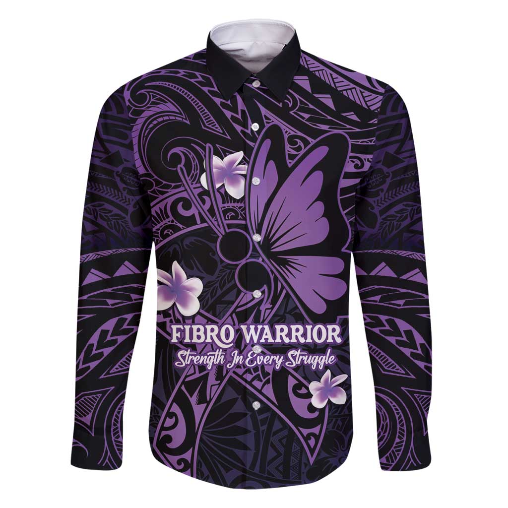 Personalised Fibromyalgia Awareness Month Family Matching Mermaid Dress and Hawaiian Shirt Fibro Warrior Strength In Every Struggle