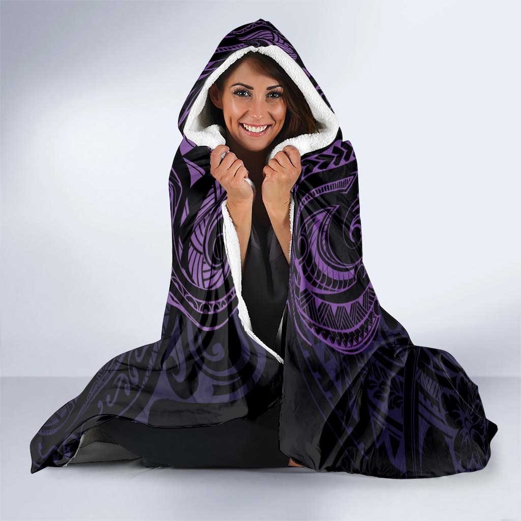 Personalised Fibromyalgia Awareness Month Hooded Blanket Fibro Warrior Strength In Every Struggle