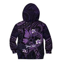 Personalised Fibromyalgia Awareness Month Kid Hoodie Fibro Warrior Strength In Every Struggle