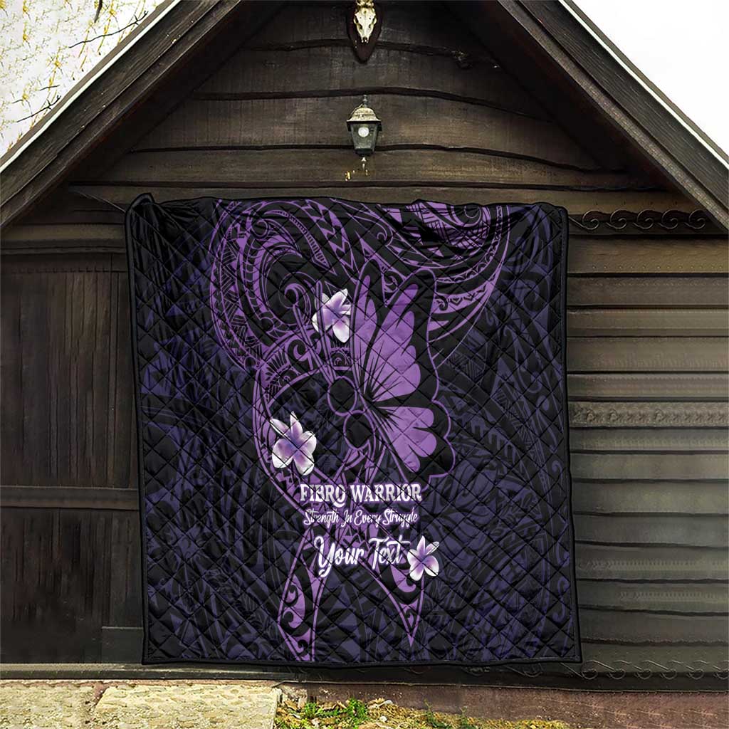 Personalised Fibromyalgia Awareness Month Quilt Fibro Warrior Strength In Every Struggle