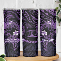 Personalised Fibromyalgia Awareness Month Skinny Tumbler Fibro Warrior Strength In Every Struggle