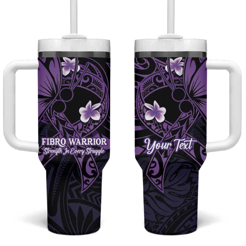Personalised Fibromyalgia Awareness Month Tumbler With Handle Fibro Warrior Strength In Every Struggle