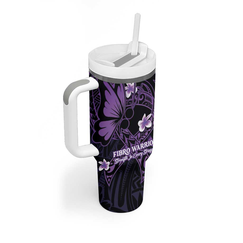 Personalised Fibromyalgia Awareness Month Tumbler With Handle Fibro Warrior Strength In Every Struggle