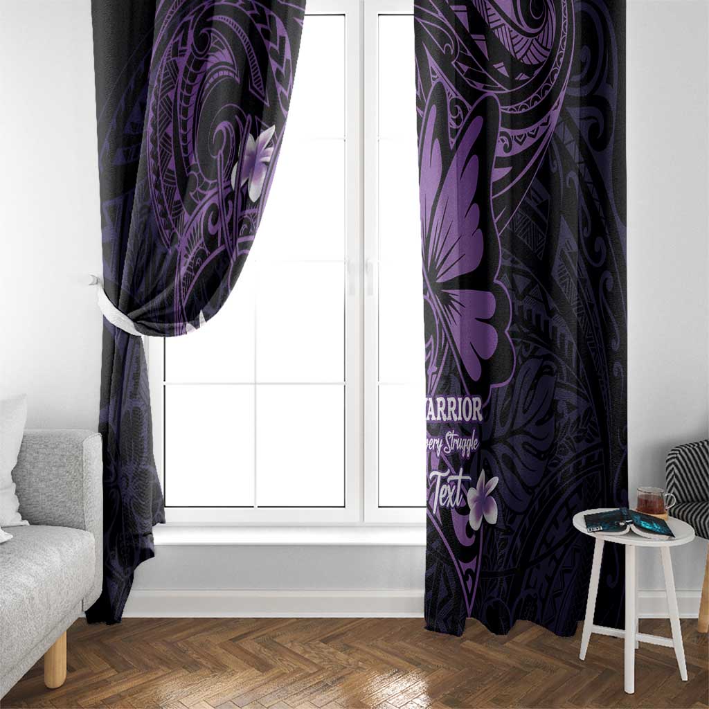Personalised Fibromyalgia Awareness Month Window Curtain Fibro Warrior Strength In Every Struggle