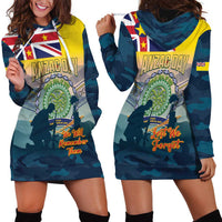 Niue ANZAC Day Hoodie Dress We Will Remember Them Camouflage Style