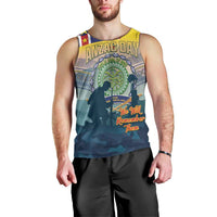 Niue ANZAC Day Men Tank Top We Will Remember Them Camouflage Style LT14 - Polynesian Pride