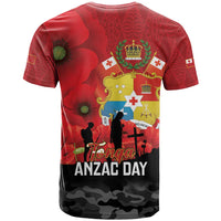 Tonga ANZAC Day T Shirt Ngatu Pattern We Will Remember Them