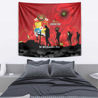 Tonga ANZAC Day Tapestry Ngatu Pattern We Will Remember Them
