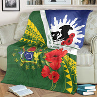 Cook Islands ANZAC Day Blanket Last Post Lest We Forget