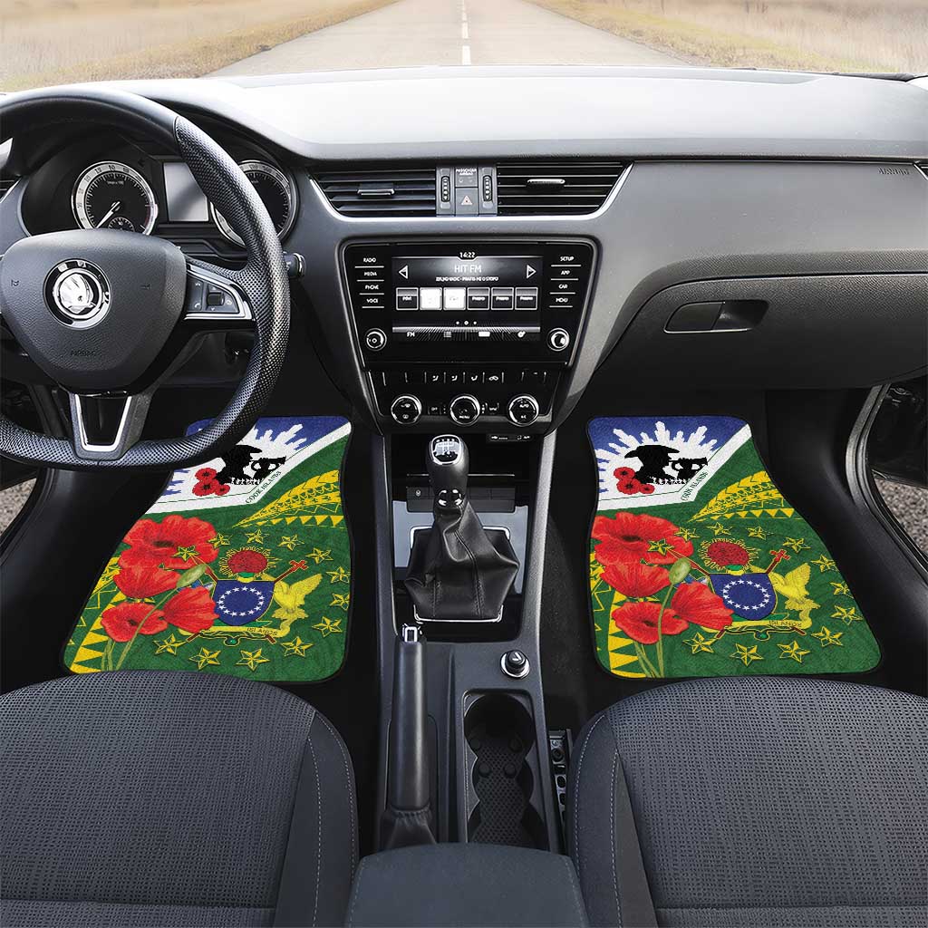 Cook Islands ANZAC Day Car Mats Last Post Lest We Forget