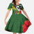 Cook Islands ANZAC Day Family Matching Off Shoulder Maxi Dress and Hawaiian Shirt Last Post Lest We Forget