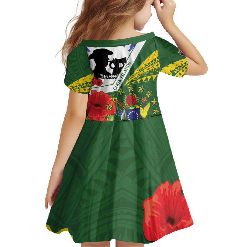 Cook Islands ANZAC Day Family Matching Tank Maxi Dress and Hawaiian Shirt Last Post Lest We Forget