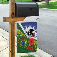 Cook Islands ANZAC Day Garden Flag Last Post Lest We Forget