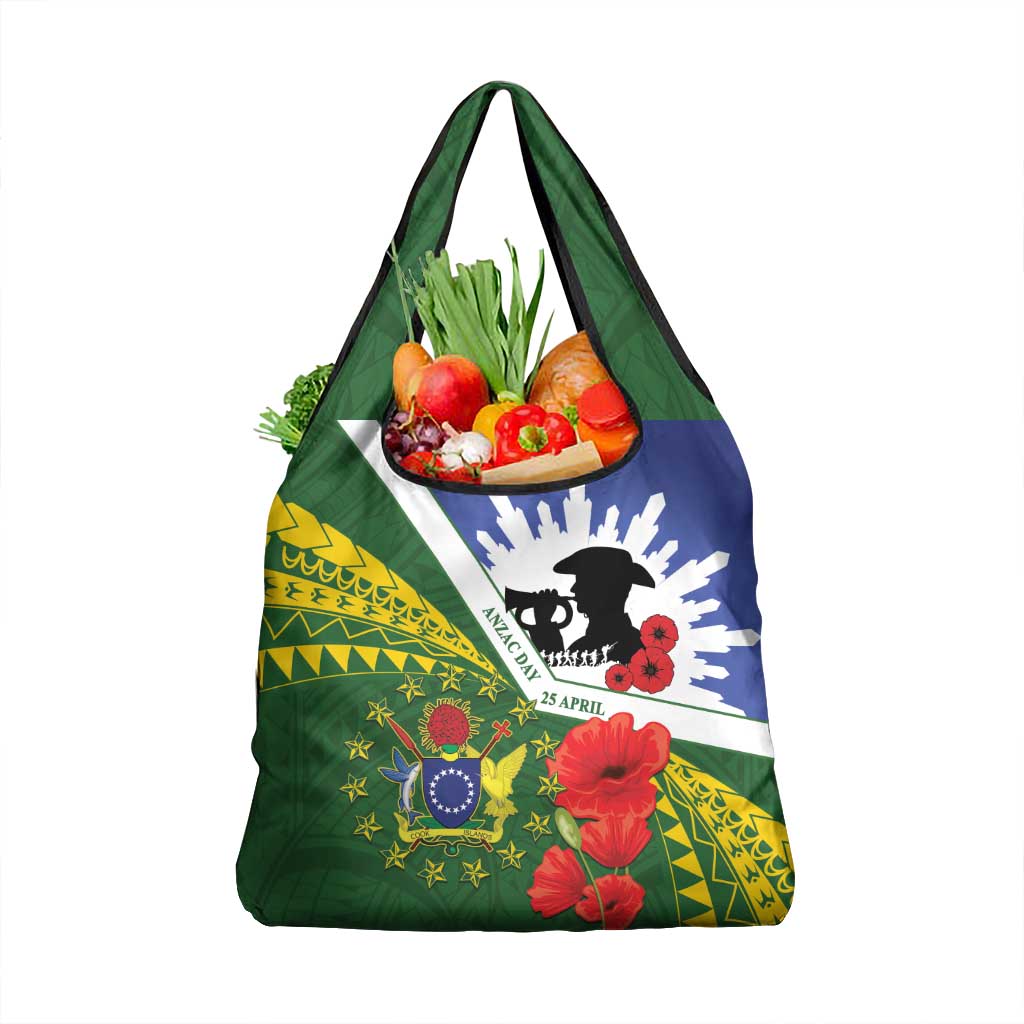 Cook Islands ANZAC Day Grocery Bag Last Post Lest We Forget
