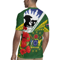 Cook Islands ANZAC Day Rugby Jersey Last Post Lest We Forget LT14 - Polynesian Pride