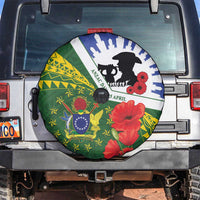 Cook Islands ANZAC Day Spare Tire Cover Last Post Lest We Forget