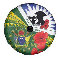 Cook Islands ANZAC Day Spare Tire Cover Last Post Lest We Forget