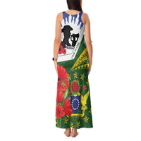 Cook Islands ANZAC Day Tank Maxi Dress Last Post Lest We Forget
