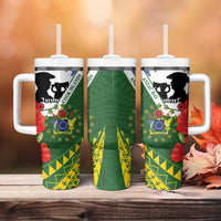Cook Islands ANZAC Day Tumbler With Handle Last Post Lest We Forget LT14 - Polynesian Pride