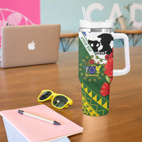 Cook Islands ANZAC Day Tumbler With Handle Last Post Lest We Forget LT14 - Polynesian Pride