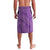 Purple Polynesia Hammerhead Shark Tattoo With Plumeria Lei Lavalava