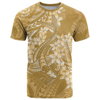 Yellow Polynesia Hammerhead Shark Tattoo With Plumeria Lei T Shirt LT14 Yellow - Polynesian Pride