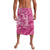 Pink Polynesia Hammerhead Shark Tattoo With Plumeria Lei Lavalava