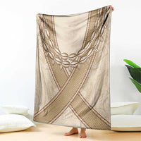 Mauri Ribaberiki Kiribati Blanket Cowrie Shells Lei Palm Leaf Weaving LT14 - Polynesian Pride