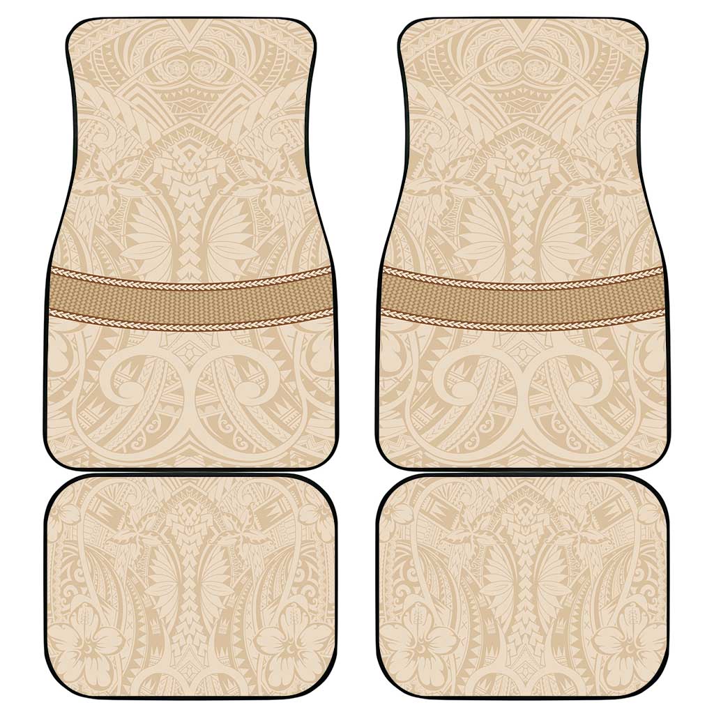 Mauri Ribaberiki Kiribati Car Mats Cowrie Shells Lei Palm Leaf Weaving LT14 - Polynesian Pride