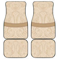 Mauri Ribaberiki Kiribati Car Mats Cowrie Shells Lei Palm Leaf Weaving LT14 - Polynesian Pride