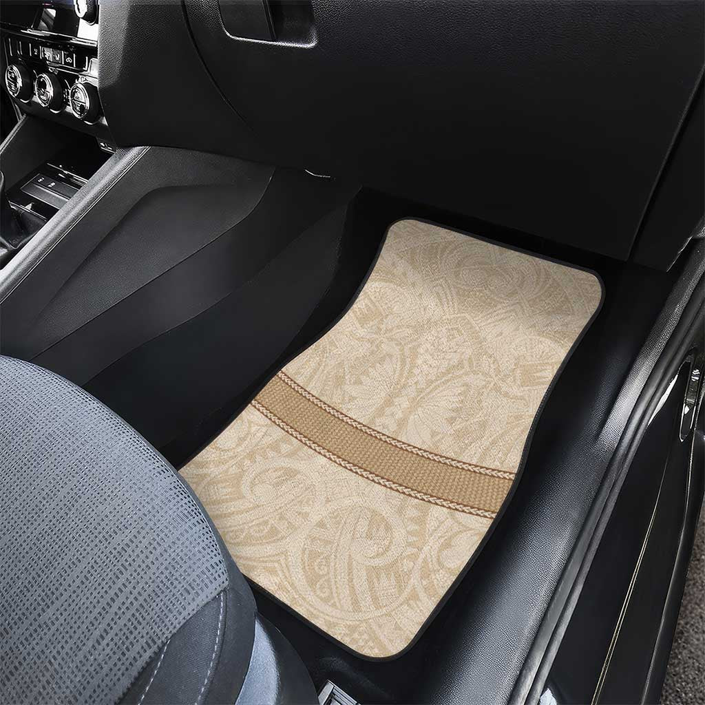 Mauri Ribaberiki Kiribati Car Mats Cowrie Shells Lei Palm Leaf Weaving LT14 - Polynesian Pride