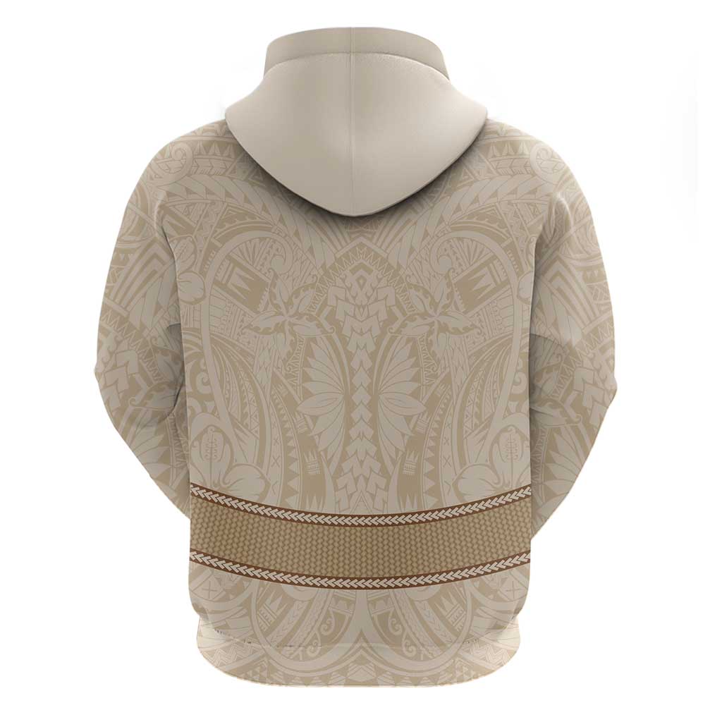 Mauri Ribaberiki Kiribati Zip Hoodie Cowrie Shells Lei Palm Leaf Weaving LT14 - Polynesian Pride