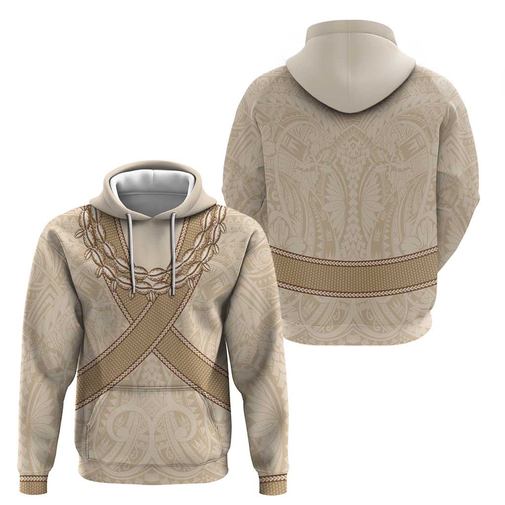 Mauri Ribaberiki Kiribati Zip Hoodie Cowrie Shells Lei Palm Leaf Weaving LT14 - Polynesian Pride