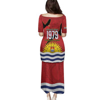 Mauri Kiribati Independence Day Family Matching Puletasi and Hawaiian Shirt 1979 Proud National Frigatebird LT14 - Polynesian Pride