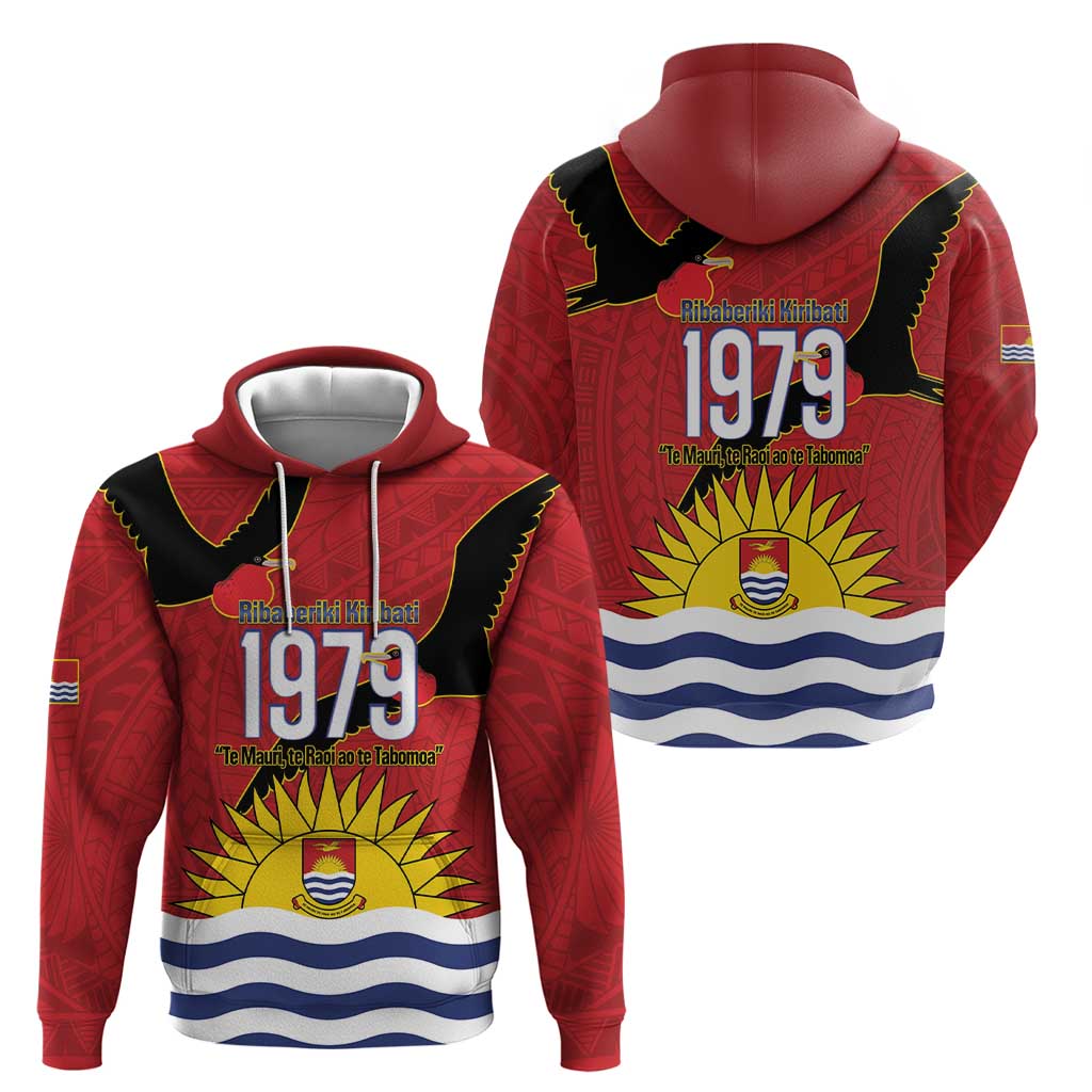 Mauri Kiribati Independence Day Hoodie 1979 Proud National Frigatebird LT14 - Polynesian Pride