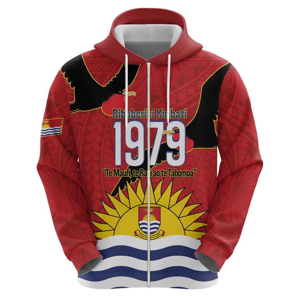 Mauri Kiribati Independence Day Hoodie 1979 Proud National Frigatebird LT14 - Polynesian Pride