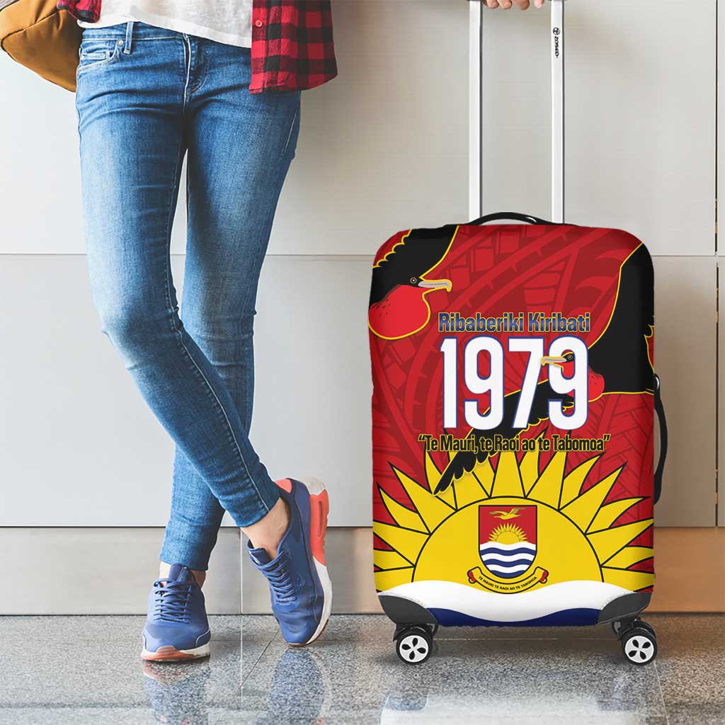 Mauri Kiribati Independence Day Luggage Cover 1979 Proud National Frigatebird LT14 - Polynesian Pride