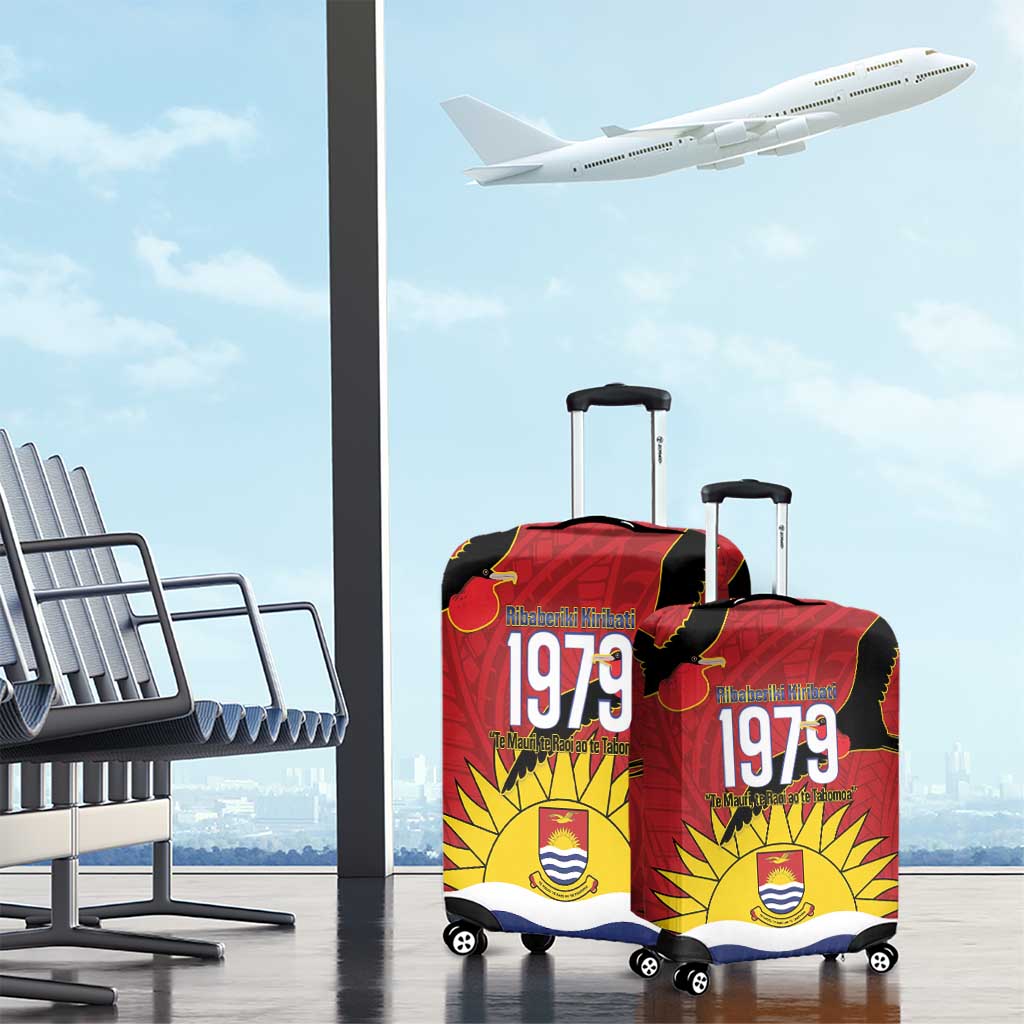 Mauri Kiribati Independence Day Luggage Cover 1979 Proud National Frigatebird LT14 - Polynesian Pride