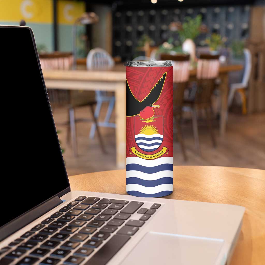 Mauri Kiribati Independence Day Skinny Tumbler 1979 Proud National Frigatebird