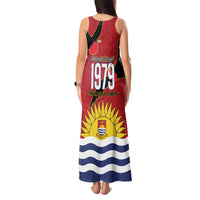 Mauri Kiribati Independence Day Tank Maxi Dress 1979 Proud National Frigatebird LT14 - Polynesian Pride