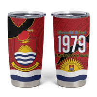 Mauri Kiribati Independence Day Tumbler Cup 1979 Proud National Frigatebird LT14 Red - Polynesian Pride