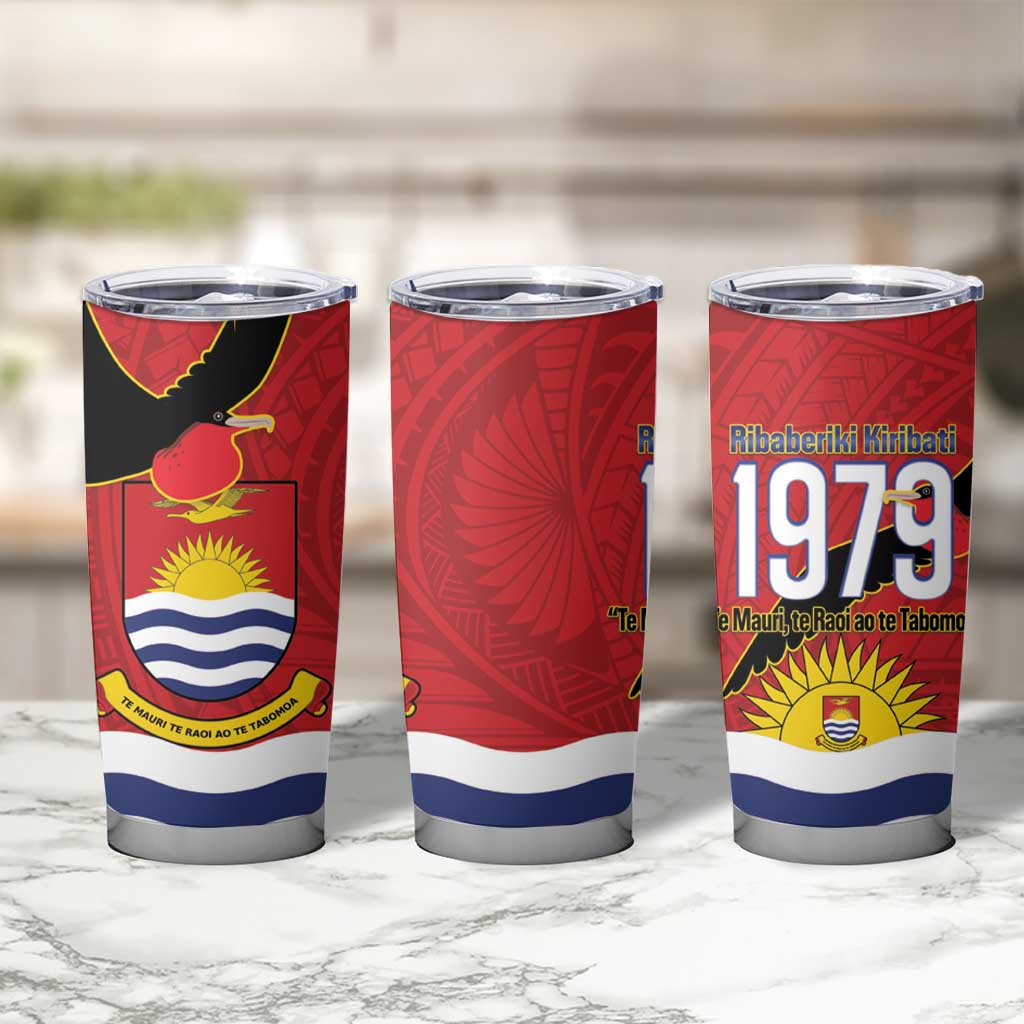 Mauri Kiribati Independence Day Tumbler Cup 1979 Proud National Frigatebird LT14 - Polynesian Pride