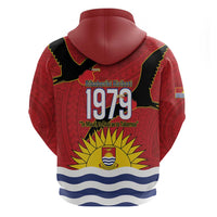 Mauri Kiribati Independence Day Zip Hoodie 1979 Proud National Frigatebird LT14 - Polynesian Pride