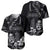 Black Hafa Adai Guam Baseball Jersey Chamorro Latte Stone Hand With Plumeria