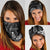 Black Hafa Adai Guam Neck Gaiter Chamorro Latte Stone Hand With Plumeria - Polynesian Pride