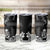 Black Hafa Adai Guam Tumbler Cup Chamorro Latte Stone Hand With Plumeria