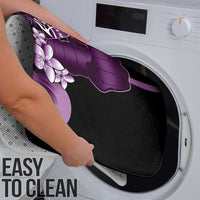 Purple Hafa Adai Guam Bathroom Set Chamorro Latte Stone Hand With Plumeria - Polynesian Pride