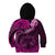 Polynesian Pride Libra Zodiac Kid Hoodie Astrological Sign Tribal Plumeria Pink Galaxy LT14 - Polynesian Pride