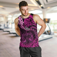 Polynesian Pride Libra Zodiac Men Tank Top Astrological Sign Tribal Plumeria Pink Galaxy LT14 - Polynesian Pride